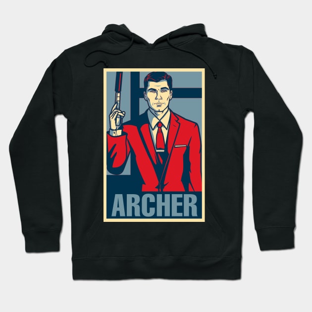 Archer Hope Hoodie by TEEVEETEES